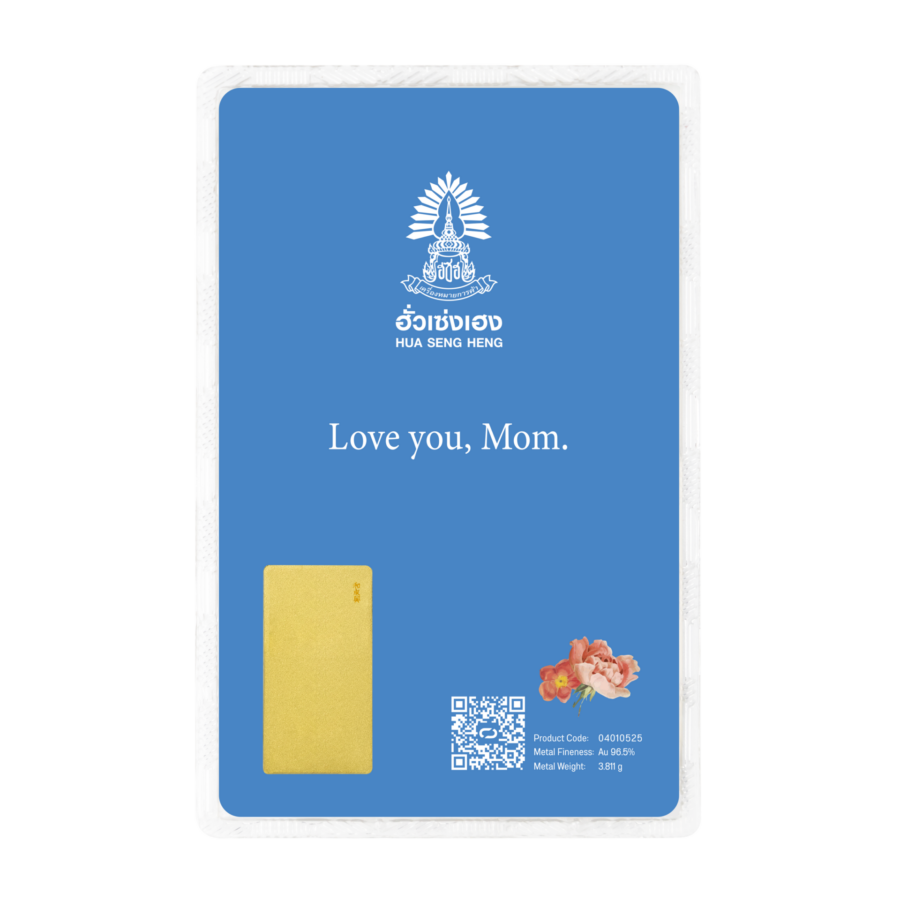 Mom card ฟ้า 0.25 บาท หลัง